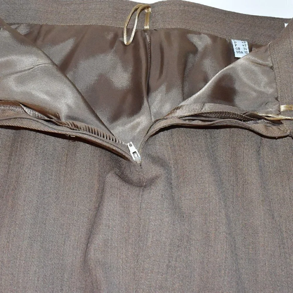 Philosophy Ferretti Wool Mini Skirt Size 12 - Picture 7 of 12